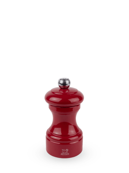 Bistro Moulin à poivre manuel en bois laqué, rouge passion, 10 cm - Peugeot