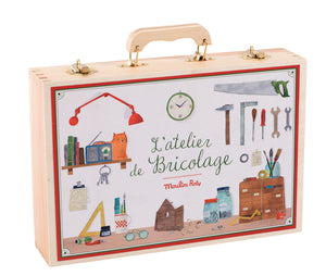 Grande valise bricolage 14 outils - Moulin Roty
