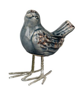 Oiseaux assortis acier 12,5 * 14,5 cm - Côté Table
