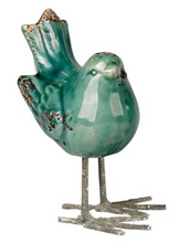 Charger l&#39;image dans la galerie, Oiseaux assortis émeraude 12,5 * 14,5 cm - Côté Table