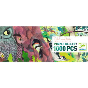 Puzzle Gallery Owls & Birds 1000 pièces - Djeco