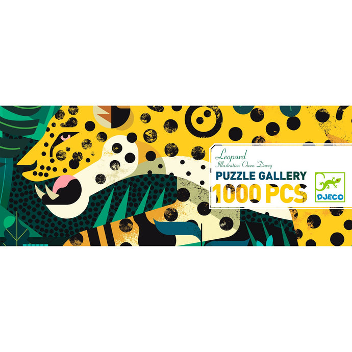 Puzzle Gallery Leopard 1000 pièces - Djeco