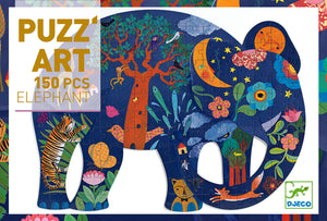 Puzzle Puzz'art Elephant 150 pièces - Djeco