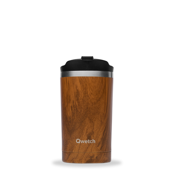 Travel Mug / Gobelet de voyage isotherme Wood 300 ml -  Qwetch