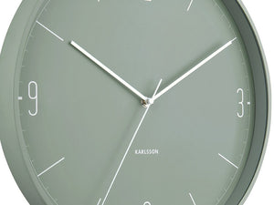Horloge murale chiffres et lignes - Present Time