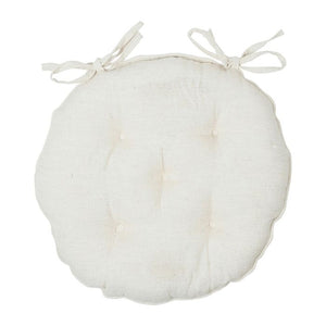 Galette de chaise ronde p'tite fleur D 40 cm - Comptoir de Famille