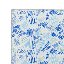 Charger l&#39;image dans la galerie, Planche à découper funny bleu 30*20 cm en verre - Sema Design