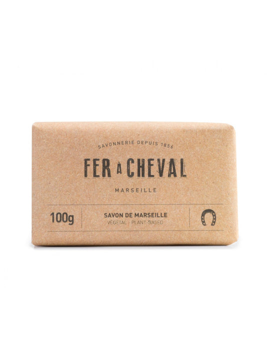 Savon de Marseille savonnette végétale 100 g - Savonnerie Fer à Cheval