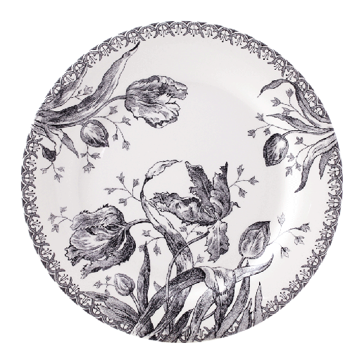 Ensemble de 6 assiettes creuses à soupe vintage Gien grosses fleurs no – La Roue du Passé