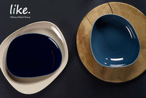 Assiette creuse Dark Blue "Organic Like" - Villeroy et Boch